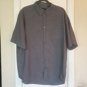 Braggi by Louis Rafael Men's Short Sleeve Button Shirt 💚🩵🩷